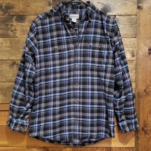 Men's Carhartt Plaid Button-up Shirt